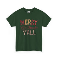 Load image into Gallery viewer, Merry Christmas Y'all T-Shirt — Festive Southern Holiday Tee