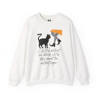 Load image into Gallery viewer, Halloween Black Cat Unisex Crewneck Sweatshirt - Southern Witch Vibes
