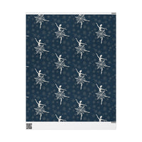 Load image into Gallery viewer, Wrapping Papers - Nutcracker Ballet Snowflake Vintage Christmas Design