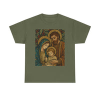 Load image into Gallery viewer, Nativity Holy Family T-Shirt — Religious Christmas Jesus Mary Joseph Tee