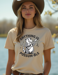 Load image into Gallery viewer, Funny Possum Guitar Tee
